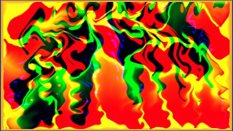 Fire and Brimstone: prediction (left) and real render (right)